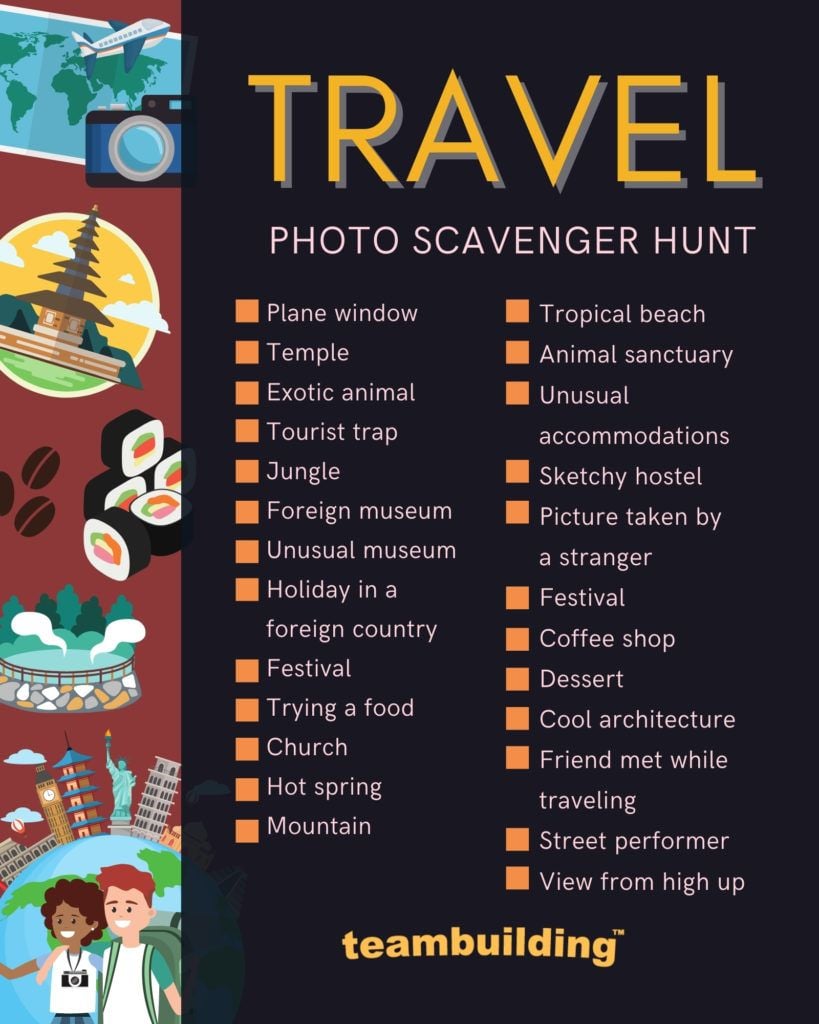 Travel Scavenger Hunt Template
